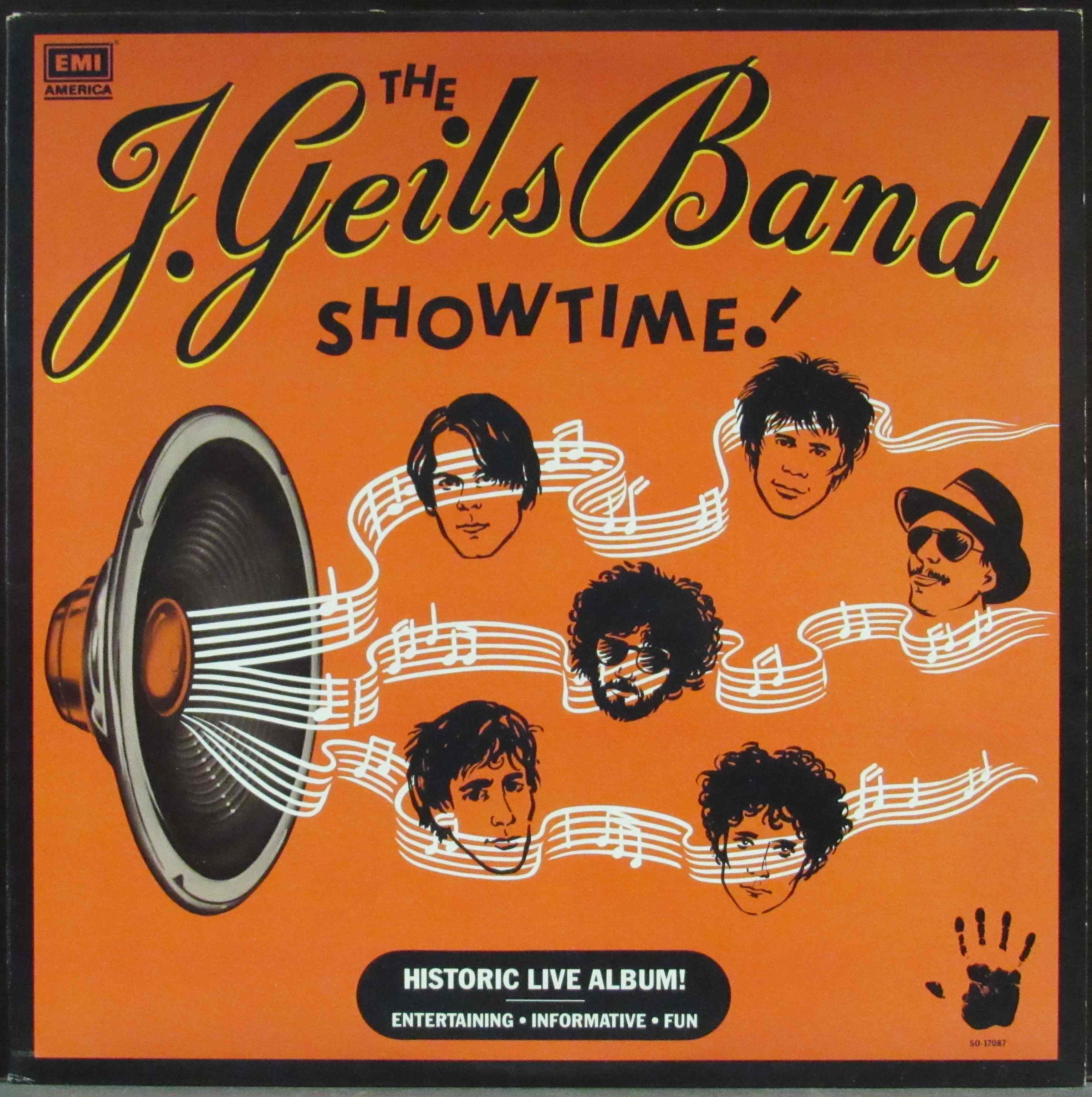 J. Geils Band lp Showtime! купить в интернет-магазине Imagine club. 