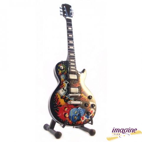 Mini Chitarre James Hetfield Metallica Gibson Les Paul Kulture Graphics 164
