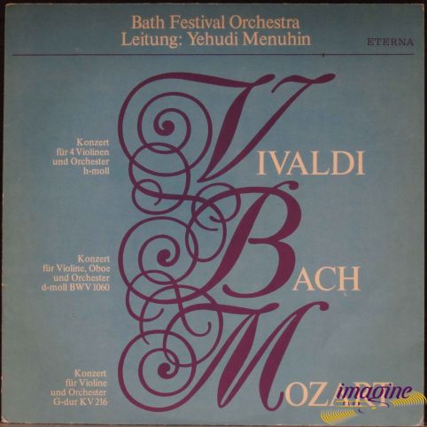 Vivaldi/Bach/Mozart Menuhin Yehudi