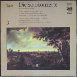 Die Solokonzerte Bach Johann Sebastian