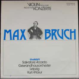 Violin Konzerte №1 G-Moll №2 D-Moll Bruch Max