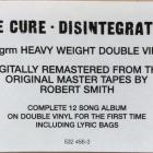 Disintegration Cure