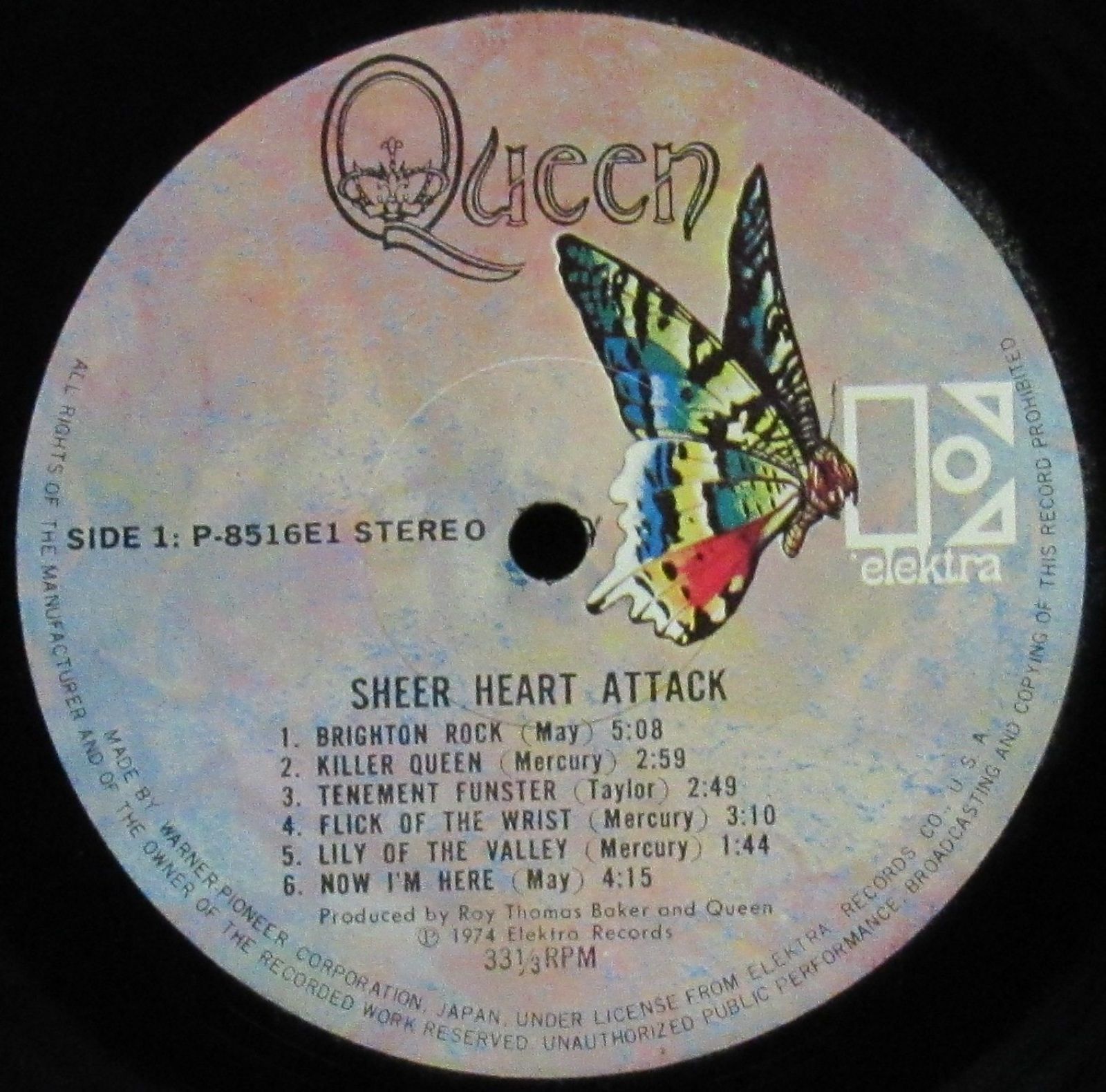 Queen - Sheer Heart Attack - Original Vinyl Schallplatte (Gebraucht) in