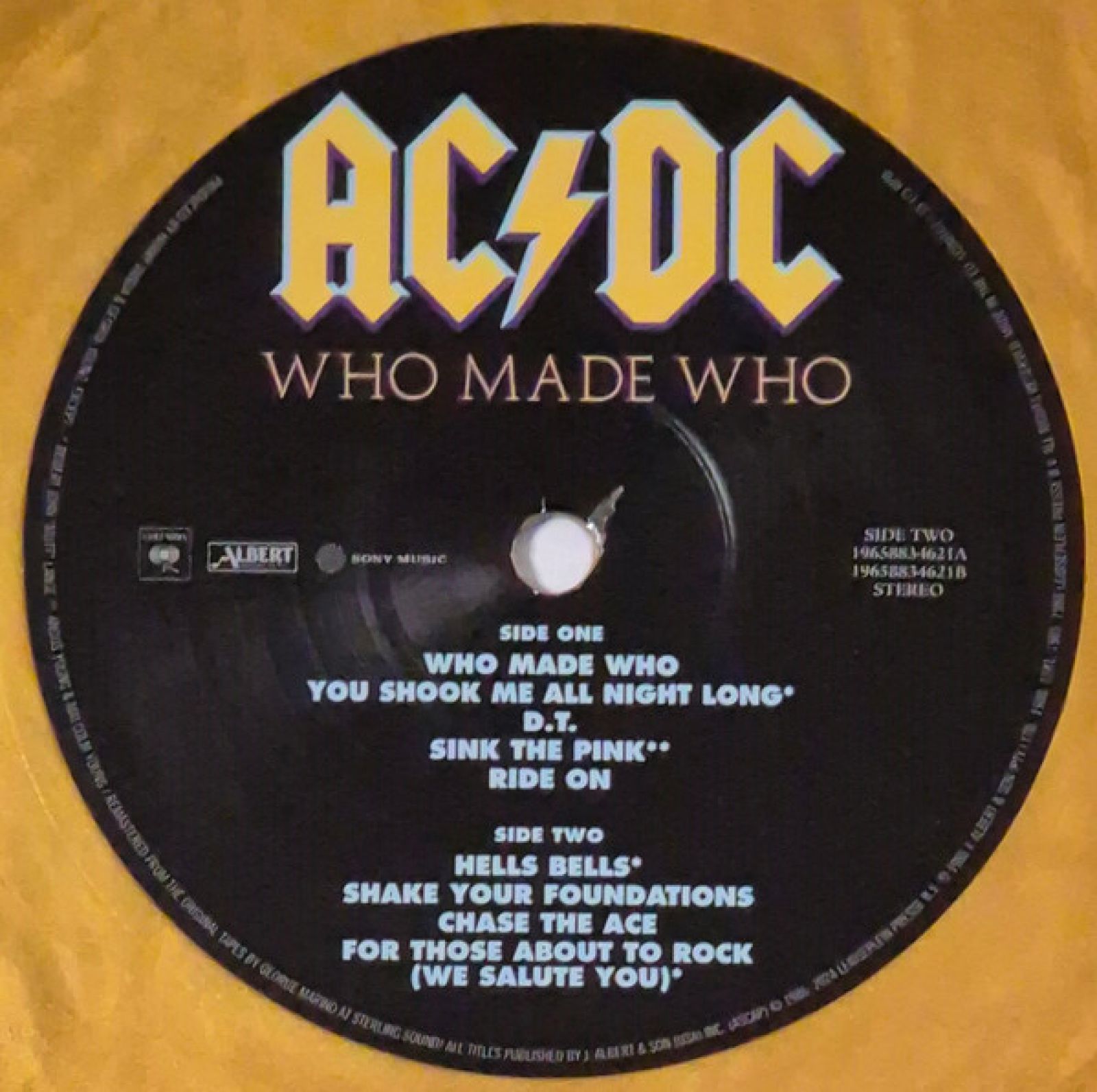 Пластинка Who Made Who - Coloured Ac/Dc. Купить Who Made Who - Coloured ...